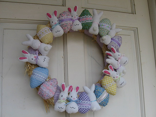 Простые веночки к пасхе