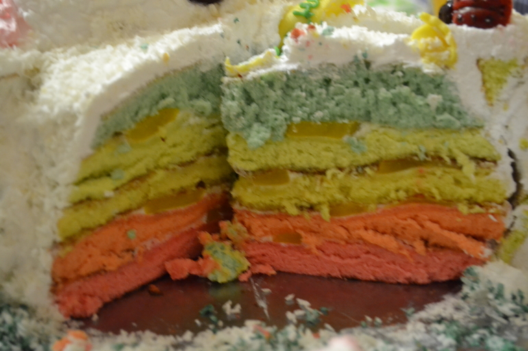 На день рождения сынули))