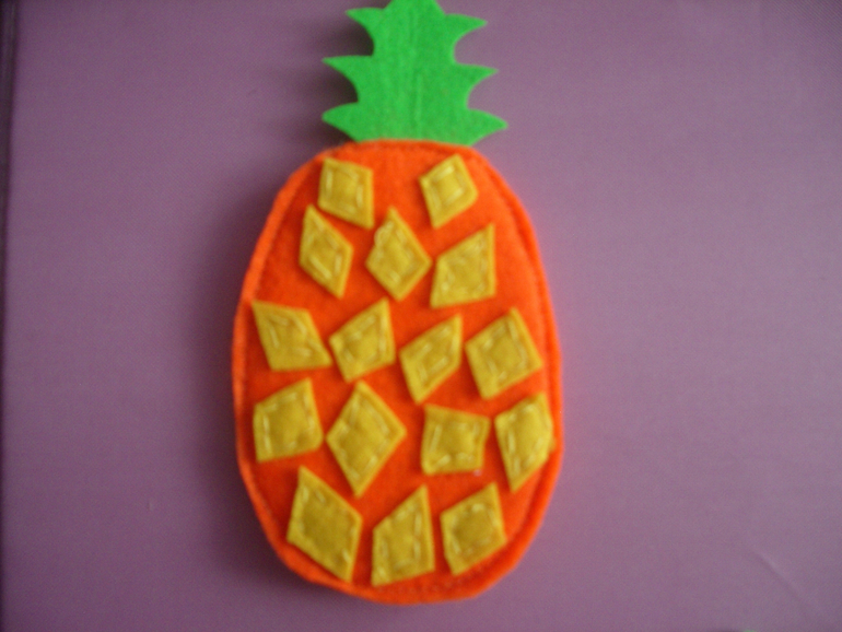 Фрукты и овощи из фетра