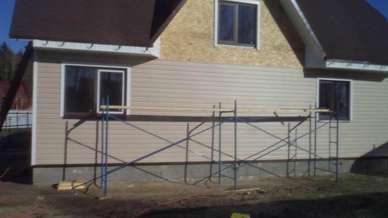 Дача. стройка. Неделя 9.