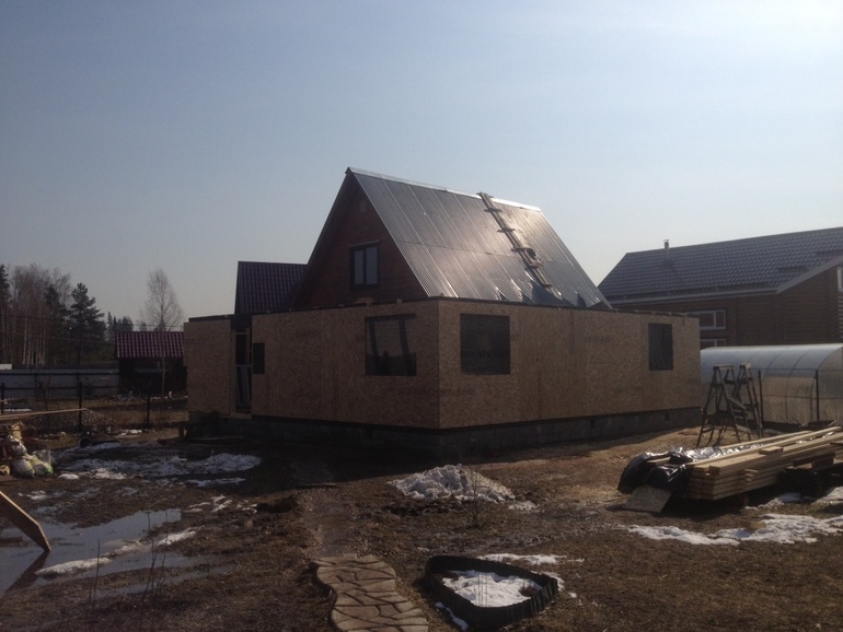 Дача. Стройка. Неделя 4.