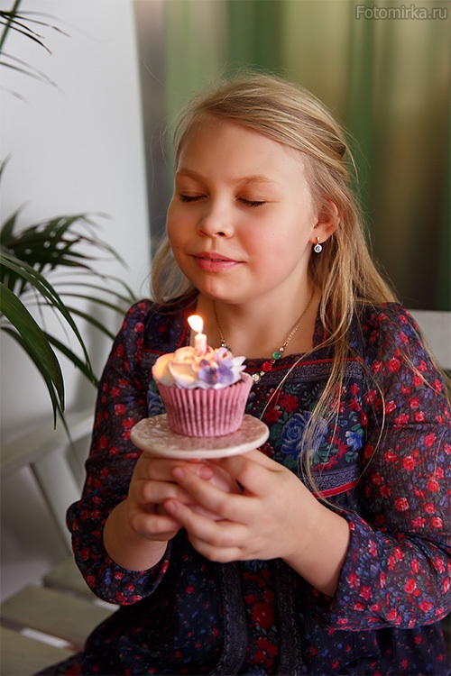 Капкейки на день рождения доченьки