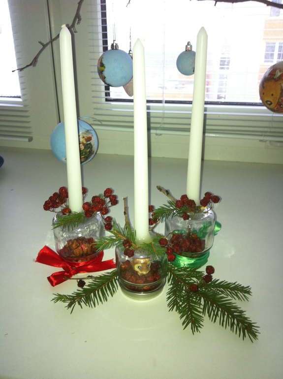 Подсвечники с сынком