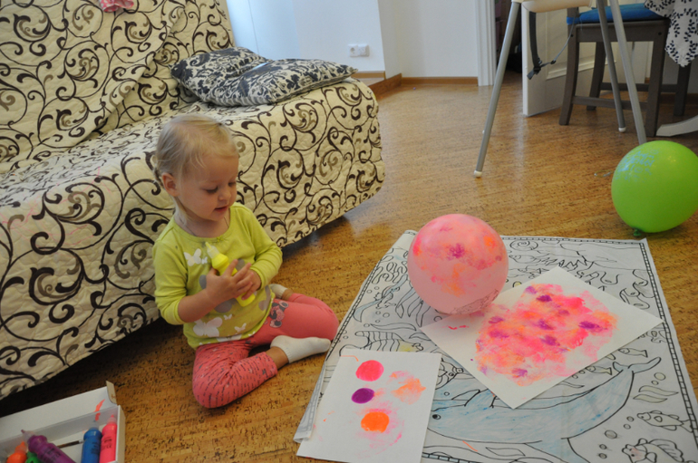 рисование шарами