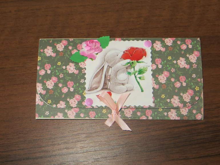 Открытки и конверты для денег.