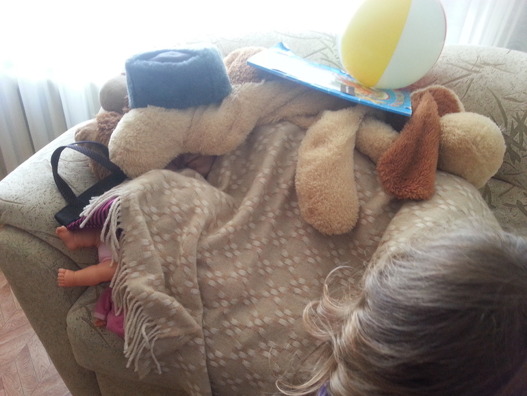 Загадка - где папа?