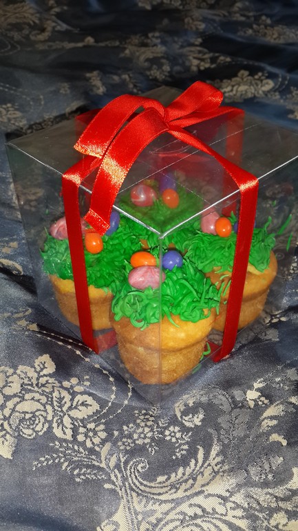 Готовимся к празднику) Подарочные кексики.