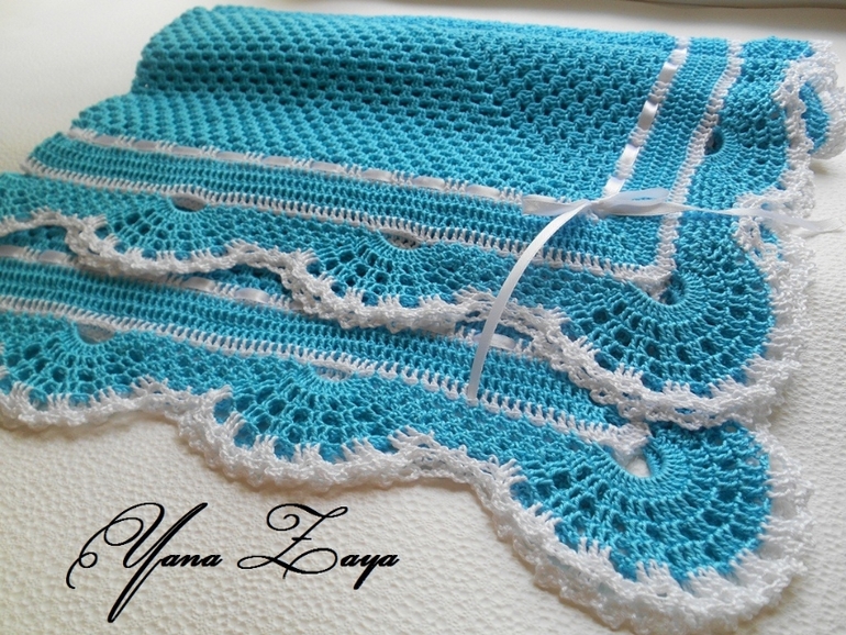 Бирюзовый комплект для новорожденного!