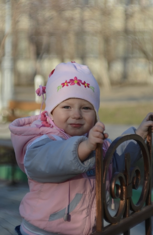 Аришка-мартышка (год и пять)