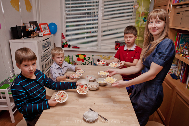 Семилетие Феди в домашнем ресторане!