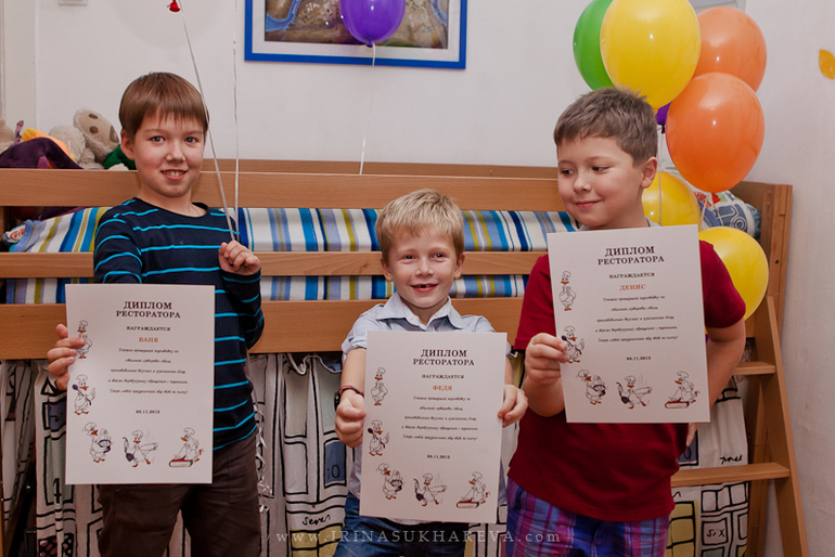 Семилетие Феди в домашнем ресторане!