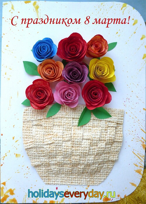Поделки к 8 марта