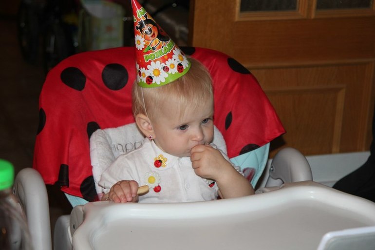 Как мы отмечали 1 годик=)))Вечеринка в стиле Божьих коровок