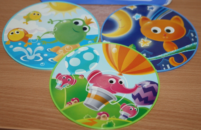 Книга и калейдодиск Yookidoo для малышей. Почта! Добавила реальные фото, много ))