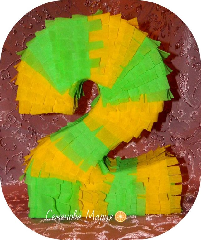 Пиньята на день рождения сыночка.