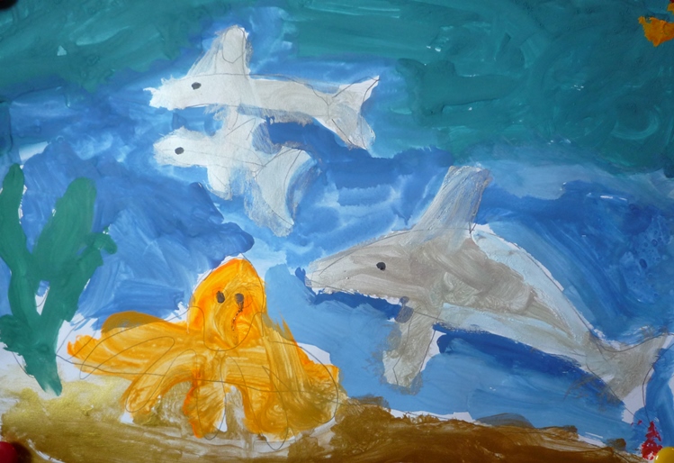 Яна и живопись (март-апрель 2014 г.)