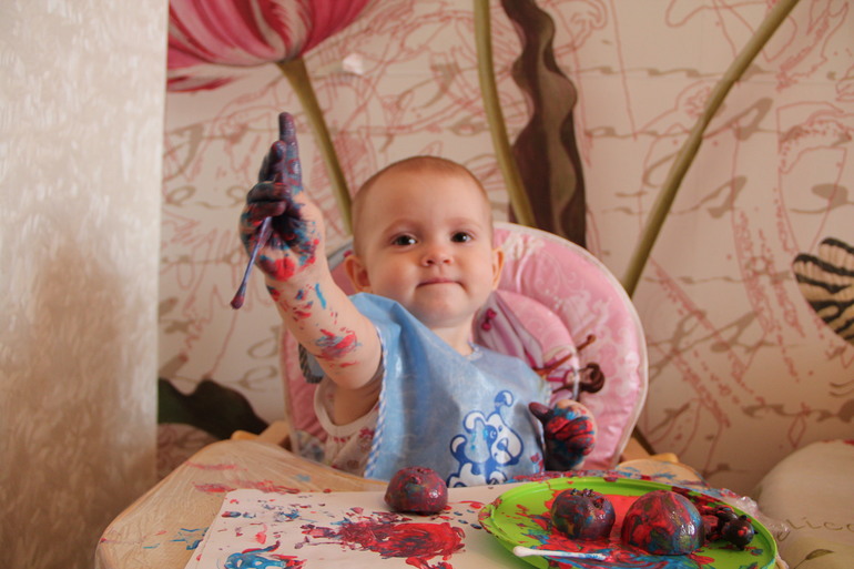 Рисуем картошкой)