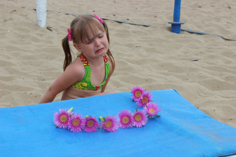 Наша Лизавета на отдыхе в Турции