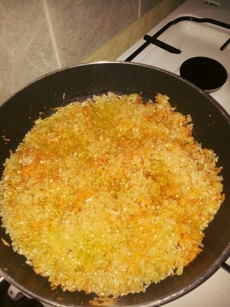 Рис на сковороде рецепт с фото пошагово