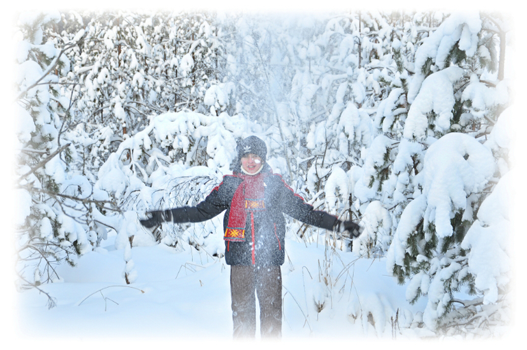 Зимняя сказка !!! Наша прогулка!!