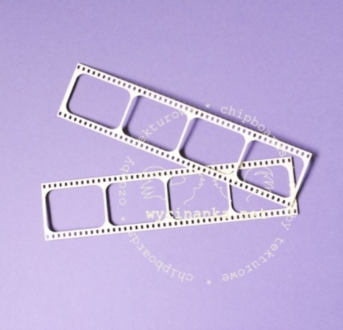 Нужэны теги и вырубка в виде фотоплёнки