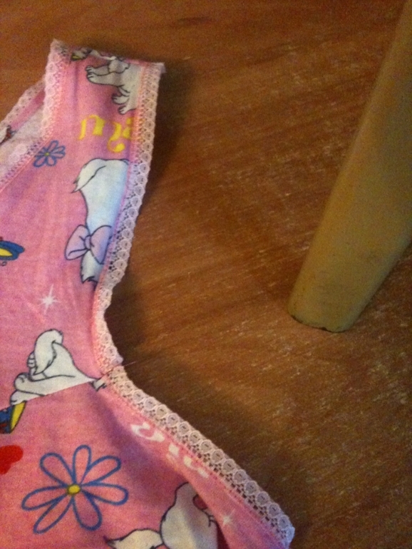 Первый опыт общения с трикотажем.