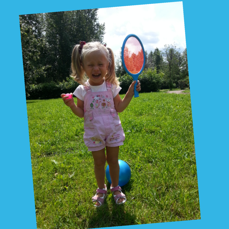 Спортсменка!