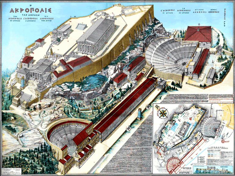 План древней греции