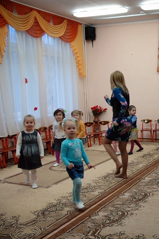 Открытый урок в саду((((