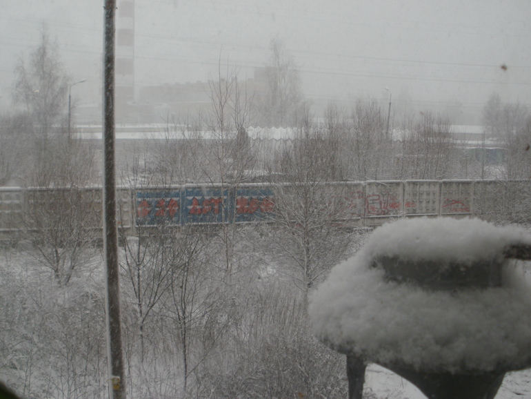 А у нас снегопад! А у Вас?