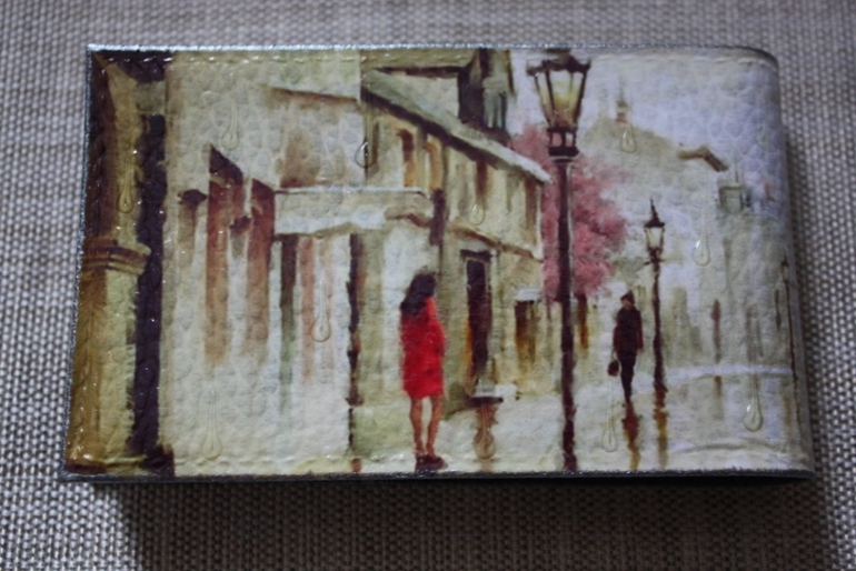 Любимый декупаж а коже)