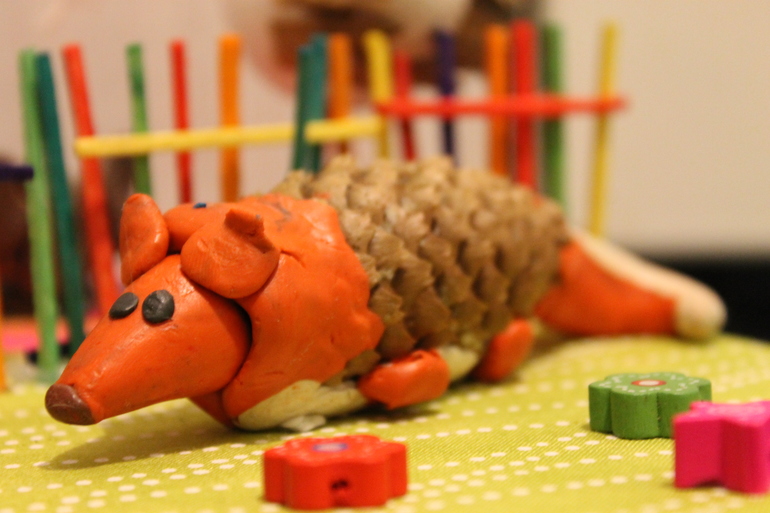 Объемная поделка Айболит