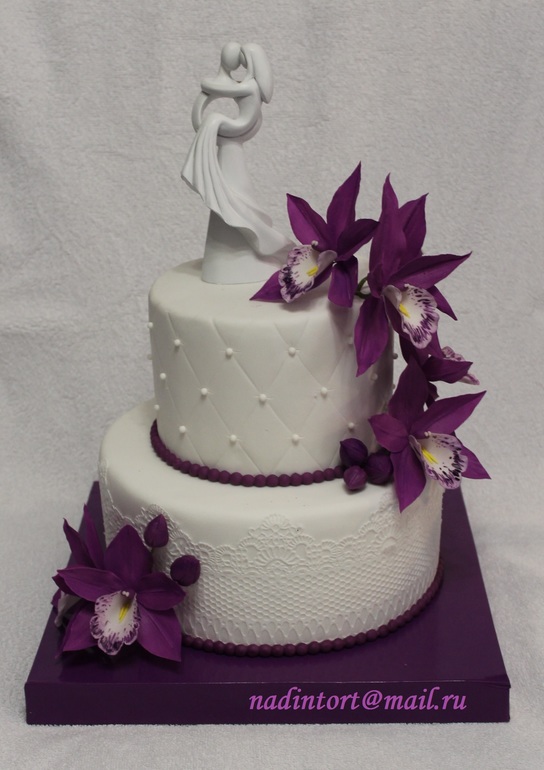Свадебный с орхидеями