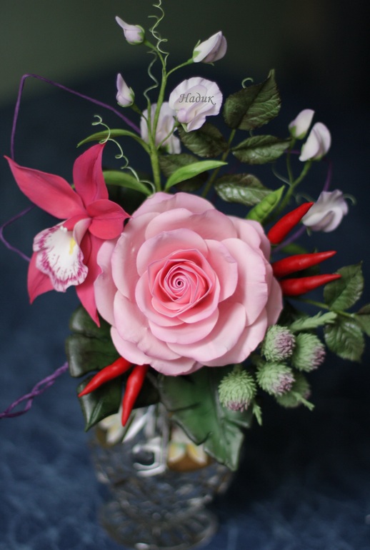 Ну и мой первый букет!