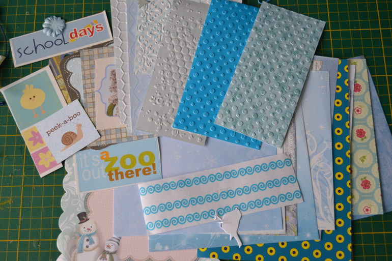 Мой сине-бело-голубой конвертик!