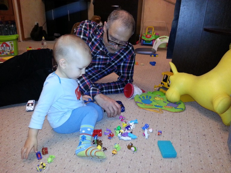 Дедушка и внук