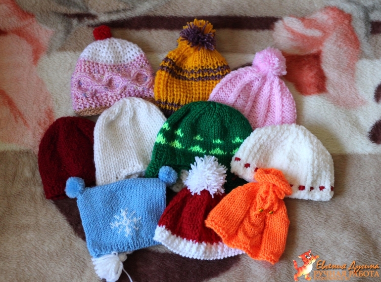 Шапочки для кукол