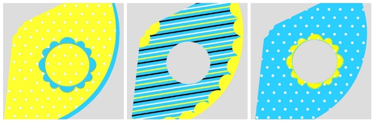 Желто-синий набор