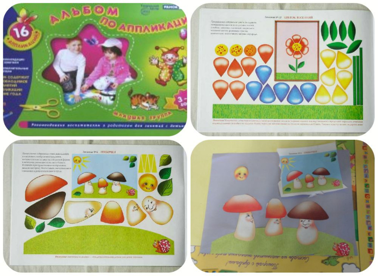 Аппликации в 2,6 года