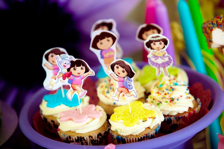 Dora the Explorer candy bar...Сладкий стол Даша — путешественница...