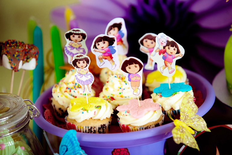 Dora the Explorer candy bar...Сладкий стол Даша — путешественница...