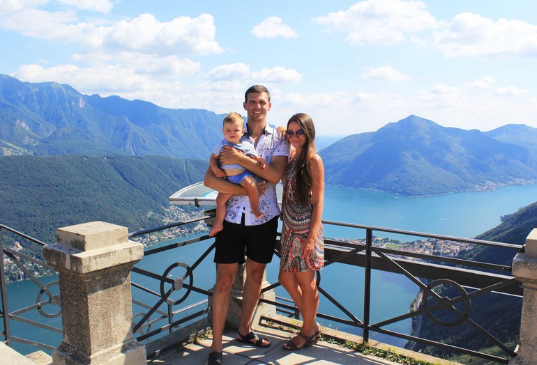 Летний европейский трип 2013 с годовасиком. Часть 7. Менаджио и озеро Лугано