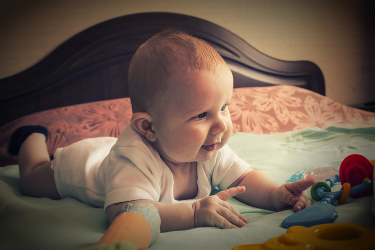 Моей сметанке три месяца!!!