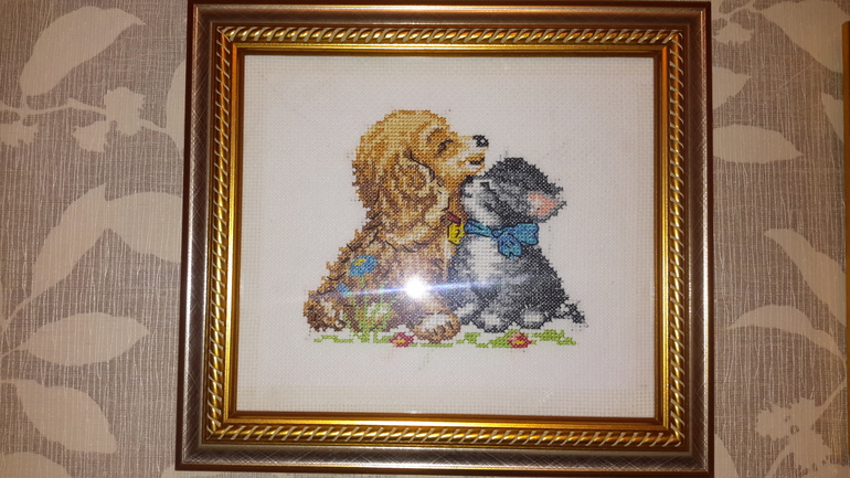 оформила теперь красуются на стене