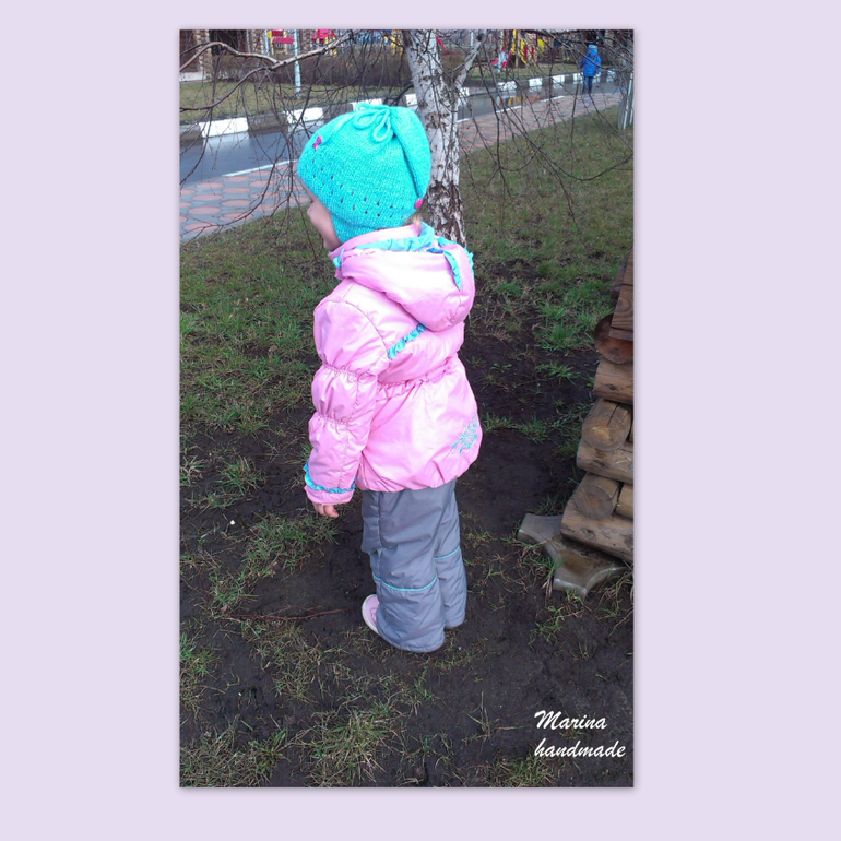 Шапочка для доченьки "Голубушка"