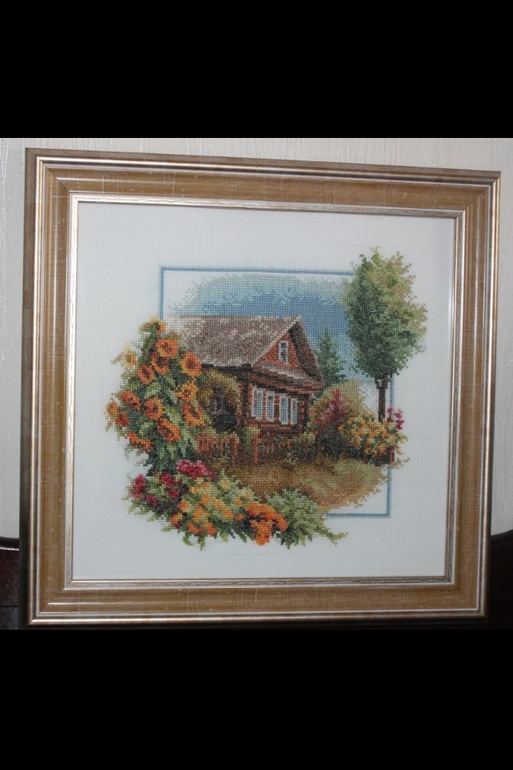 Еще одна моя работа-крестиком