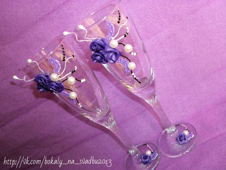 Бокальчики с весенним настроением!!!