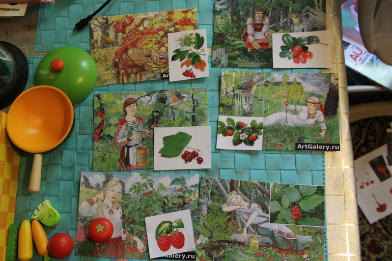 ТЗ Красный цвет. Ягоды.