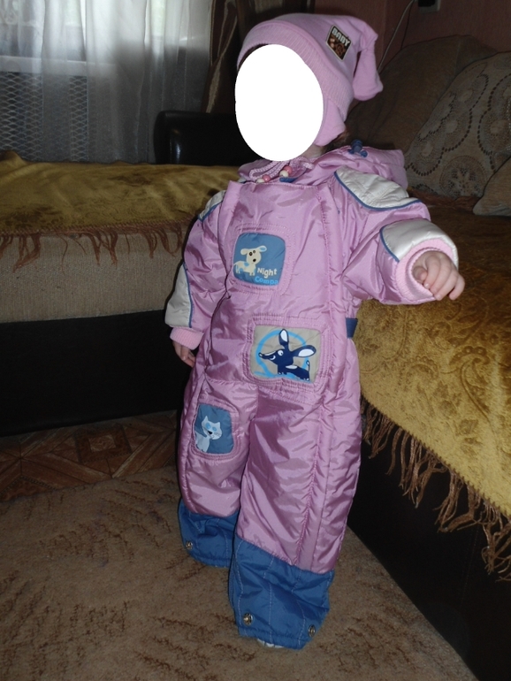 Осенний комбинезон на 80 см. новый