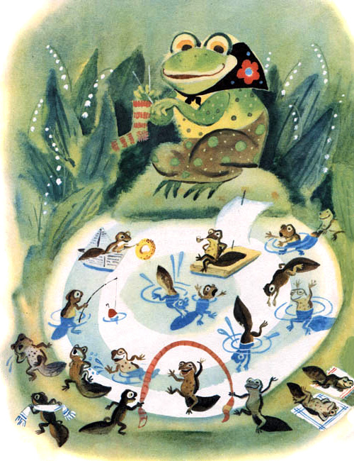 ТЗ Головастики спешат превратиться в легушат